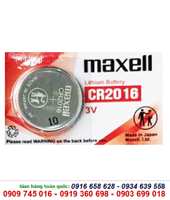 Pin Maxell CR2016 lithium 3V chính hãng Maxell Nhật